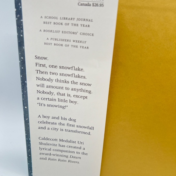 Children's Kid Snow Snowflake Winter Holiday Hardcover Book Vintage - Picture 10 of 11